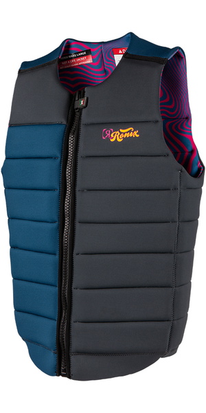 2026 Ronix Mens Purple Haze Impact Vest R25V-IMP-PUR - Psychedelic Blue / Grey